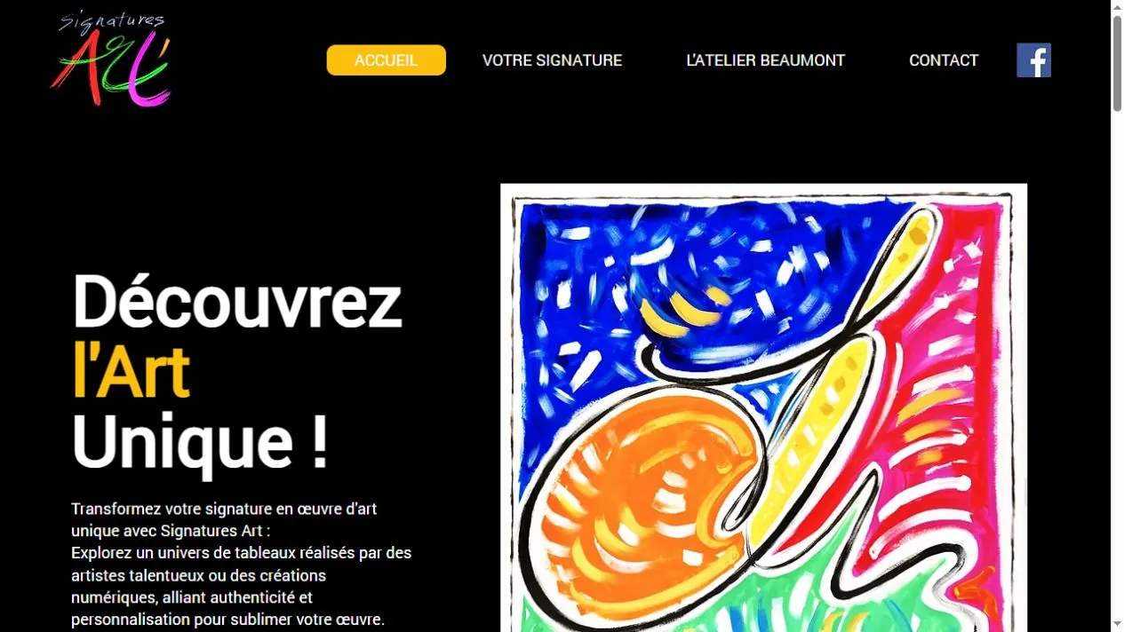 Réalisation Art Pub pour Signatures Art