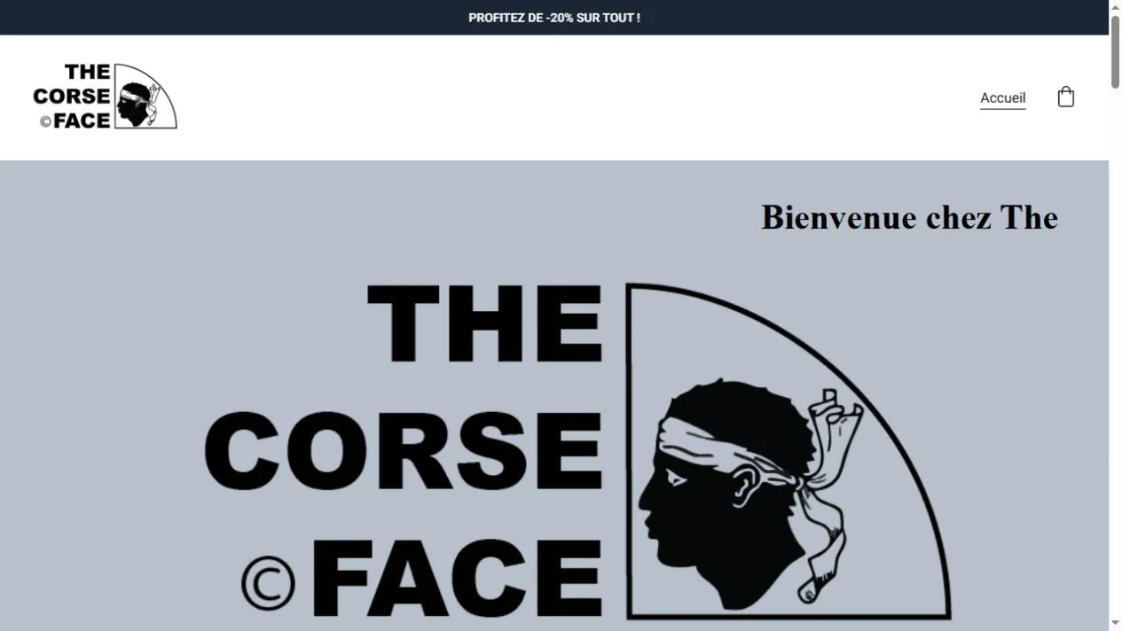 Réalisation Art Pub pour The Corse Face